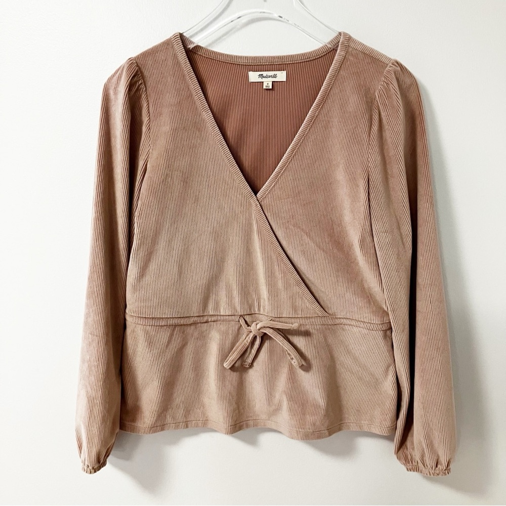 Madewell | Pink Corduroy Blouse S